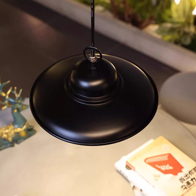 Contemporary Industrial Waterproof Solar Aluminum Pc Round LED Pendant Light for Garden BulbSquare