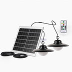 Contemporary Industrial Waterproof Solar Aluminum Pc Round LED Pendant Light for Garden BulbSquare