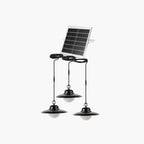 Contemporary Industrial Waterproof Solar Aluminum Pc Round LED Pendant Light for Garden BulbSquare