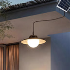 Contemporary Industrial Waterproof Solar Aluminum Pc Round LED Pendant Light for Garden BulbSquare