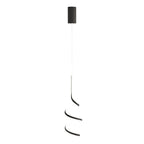 Modern Minimalist Aluminum Iron Square LED Pendant Light For Bedroom