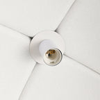 Contemporary Scandinavian Cotton Iron Flower High-Density Sound Absorption And Noise Reduction 1-Light Pendant Light For Dining Room