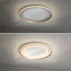 Modern Luxury Aluminum Acrylic Iron Round LED Flush Mount Ceiling Light For Living Room