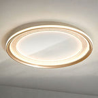 Modern Luxury Aluminum Acrylic Iron Round LED Flush Mount Ceiling Light For Living Room