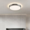 Modern Minimalist Aluminum Iron Acrylic Round Square Rectangle LED Flush Mount Ceiling Light For Living Room