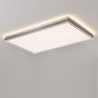 Modern Minimalist Aluminum Iron Acrylic Round Square Rectangle LED Flush Mount Ceiling Light For Living Room