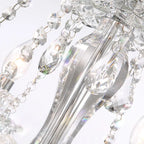 Contemporary Luxury Metal Crystal Round 6/8/10 Light Chandelier for Living Room Lumendat