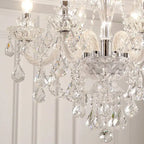 Contemporary Luxury Metal Crystal Round 6/8/10 Light Chandelier for Living Room Lumendat