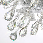 Contemporary Luxury Metal Crystal Round 6/8/10 Light Chandelier for Living Room Lumendat