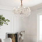 Contemporary Luxury Metal Crystal Round 6/8/10 Light Chandelier for Living Room Lumendat