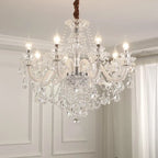 Contemporary Luxury Metal Crystal Round 6/8/10 Light Chandelier for Living Room Lumendat