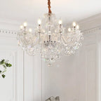 Contemporary Luxury Metal Crystal Round 6/8/10 Light Chandelier for Living Room Lumendat