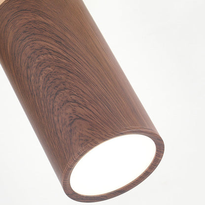 Modern Minimalist Long Oval Cylinder Acrylic Iron LED Flush Mount Ceiling Light for Living Room
