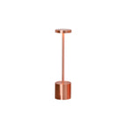 Modern Minimalist Round Cylinder Metal LED Table Lamp For Living Room Lumendat