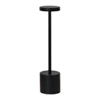 Modern Minimalist Round Cylinder Metal LED Table Lamp For Living Room Lumendat