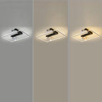 Modern Simplicity Square Rectangle Round Nano Silicone Aluminum LED Flush Mount Ceiling Light For Living Room