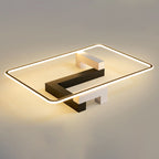 Modern Simplicity Square Rectangle Round Nano Silicone Aluminum LED Flush Mount Ceiling Light For Living Room
