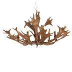 Traditional Vintage Antlers Branch Glass Resin 5/6/8 Light Chandeliers for Living Room BulbSquare