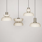 Traditional Japanese Half Round Column Fabric Wood 1-Light Pendant Light For Bedroom
