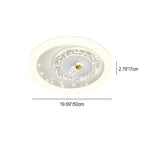 Modern Art Deco Round Astronaut Kids Cartoon Acrylic Iron LED Flush Mount Ceiling Light For Bedroom