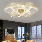 Modern Minimalist Flower Cloud Acrylic Hardware LED Flush Mount Ceiling Light For Bedroom