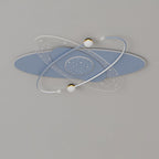 Modern Minimalist Flower Cloud Acrylic Hardware LED Flush Mount Ceiling Light For Bedroom