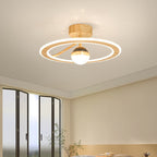 Contemporary Scandinavian Orb Round PE Iron LED Semi-Flush Mount Ceiling Light For Bedroom