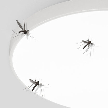 Modern Minimalist Round Acrylic Iron LED Flush Mount Ceiling Light for Living Room