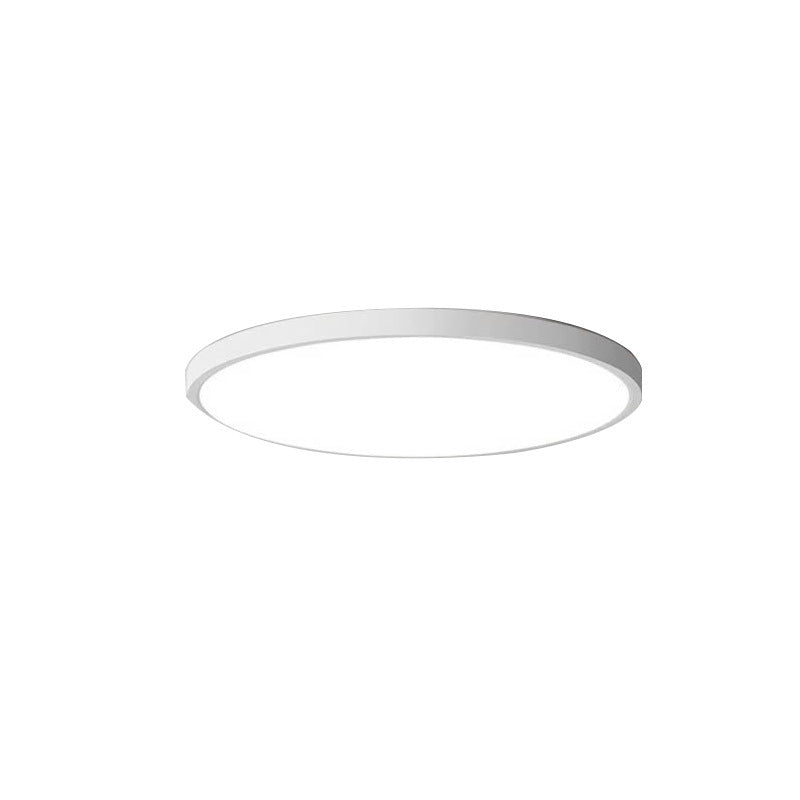 Modern Minimalist Round Acrylic Iron LED Flush Mount Ceiling Light for Living Room