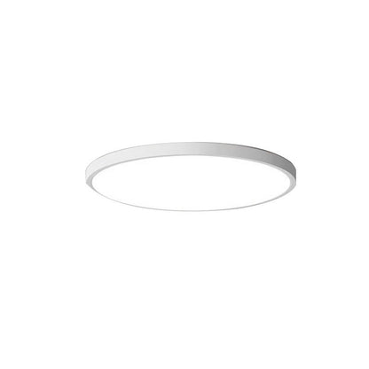 Modern Minimalist Round Acrylic Iron LED Flush Mount Ceiling Light for Living Room