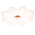 Modern Minimalist Floral Round Acrylic PE Iron LED Flush Mount Ceiling Light For Bedroom