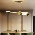 Modern Luxury Guitar Shape Crystal Stainless Steel LED Chandelier for Living Room modern luxury lighting fixture