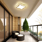 Contemporary Creative Round Prism Crystal Stainless Steel LED Flush Mount Ceiling Light For Living Room