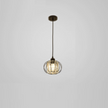 Contemporary Scandinavian Curved Long Strip Acrylic Iron LED Pendant Light For Living Room