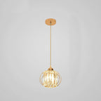 Contemporary Scandinavian Curved Long Strip Acrylic Iron LED Pendant Light For Living Room