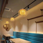 Modern Minimalist Round Hollowed Out Sesame Ball Iron 1-light Pendant Light for Living Room
