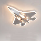 Lumendat Modern Art Deco Kids Fighter Jets Airplanes Acrylic Iron LED Mount Ceiling Light For Living Room Lumendat