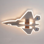 Lumendat Modern Art Deco Kids Fighter Jets Airplanes Acrylic Iron LED Mount Ceiling Light For Living Room Lumendat