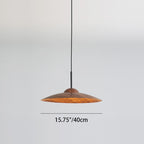 Contemporary Nordic Disc Round Glass Iron LED Pendant Light For Living Room