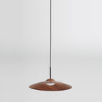 Contemporary Nordic Disc Round Glass Iron LED Pendant Light For Living Room