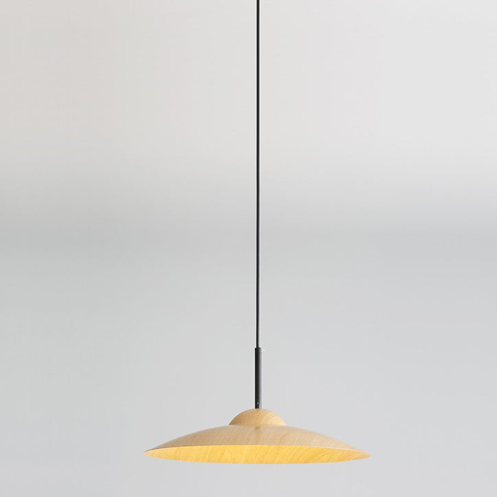 Contemporary Nordic Disc Round Glass Iron LED Pendant Light For Living Room