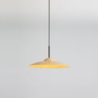 Contemporary Nordic Disc Round Glass Iron LED Pendant Light For Living Room