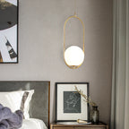 Modern Minimalist Oval Magic Bean Glass Iron 1-light Pendant Light for Living Room BulbSquare