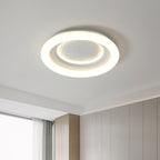 Lumendat Modern Minimalist Kids Round Astronaut Star PE Iron LED Flush Mount Ceiling Light For Living Room Lumendat