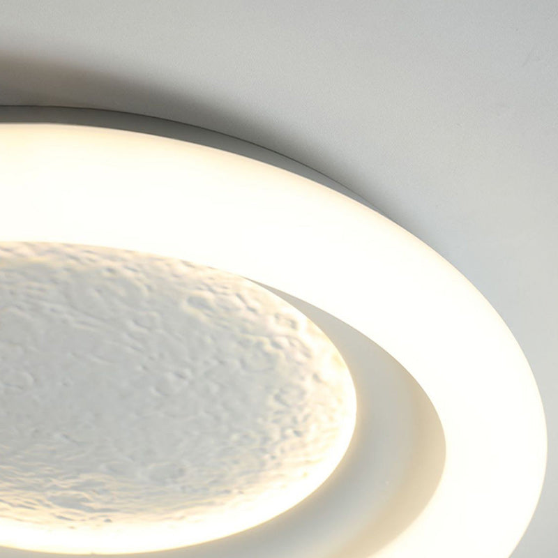 Lumendat Modern Minimalist Kids Round Astronaut Star PE Iron LED Flush Mount Ceiling Light For Living Room Lumendat