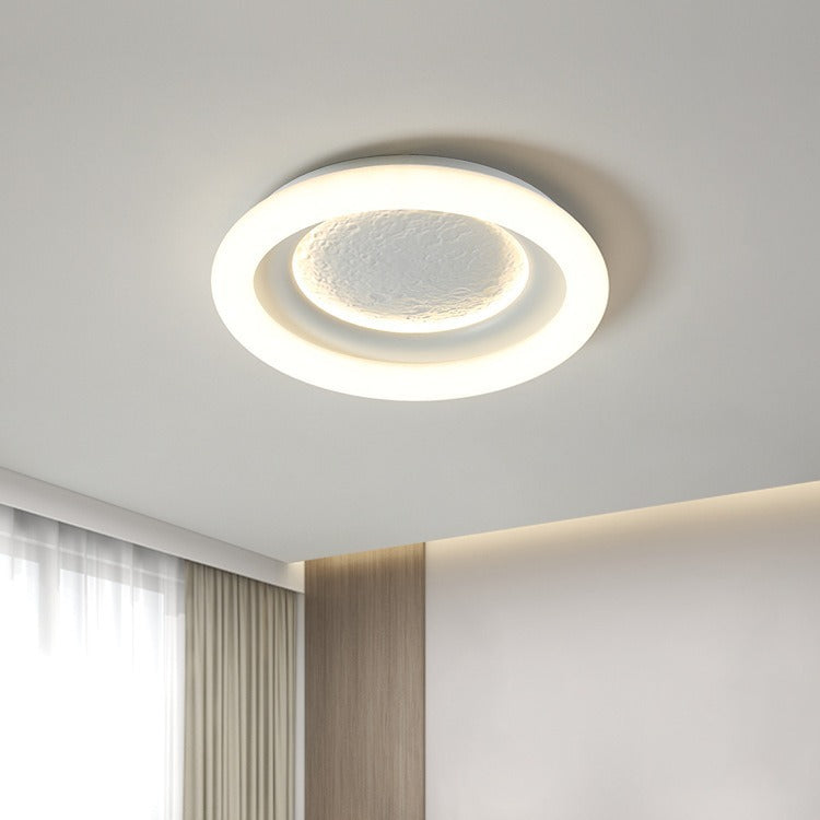 Lumendat Modern Minimalist Kids Round Astronaut Star PE Iron LED Flush Mount Ceiling Light For Living Room Lumendat