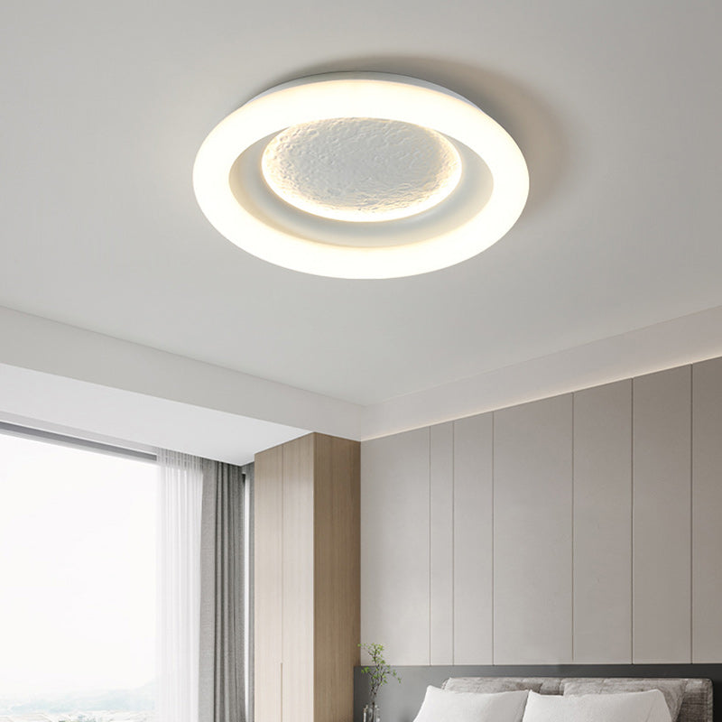 Lumendat Modern Minimalist Kids Round Astronaut Star PE Iron LED Flush Mount Ceiling Light For Living Room Lumendat