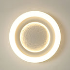 Lumendat Modern Minimalist Kids Round Astronaut Star PE Iron LED Flush Mount Ceiling Light For Living Room Lumendat