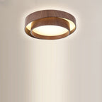 Contemporary Scandinavian Round Pvc Iron LED Flush Mount Ceiling Light for Living Room