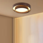 Contemporary Scandinavian Round Pvc Iron LED Flush Mount Ceiling Light for Living Room